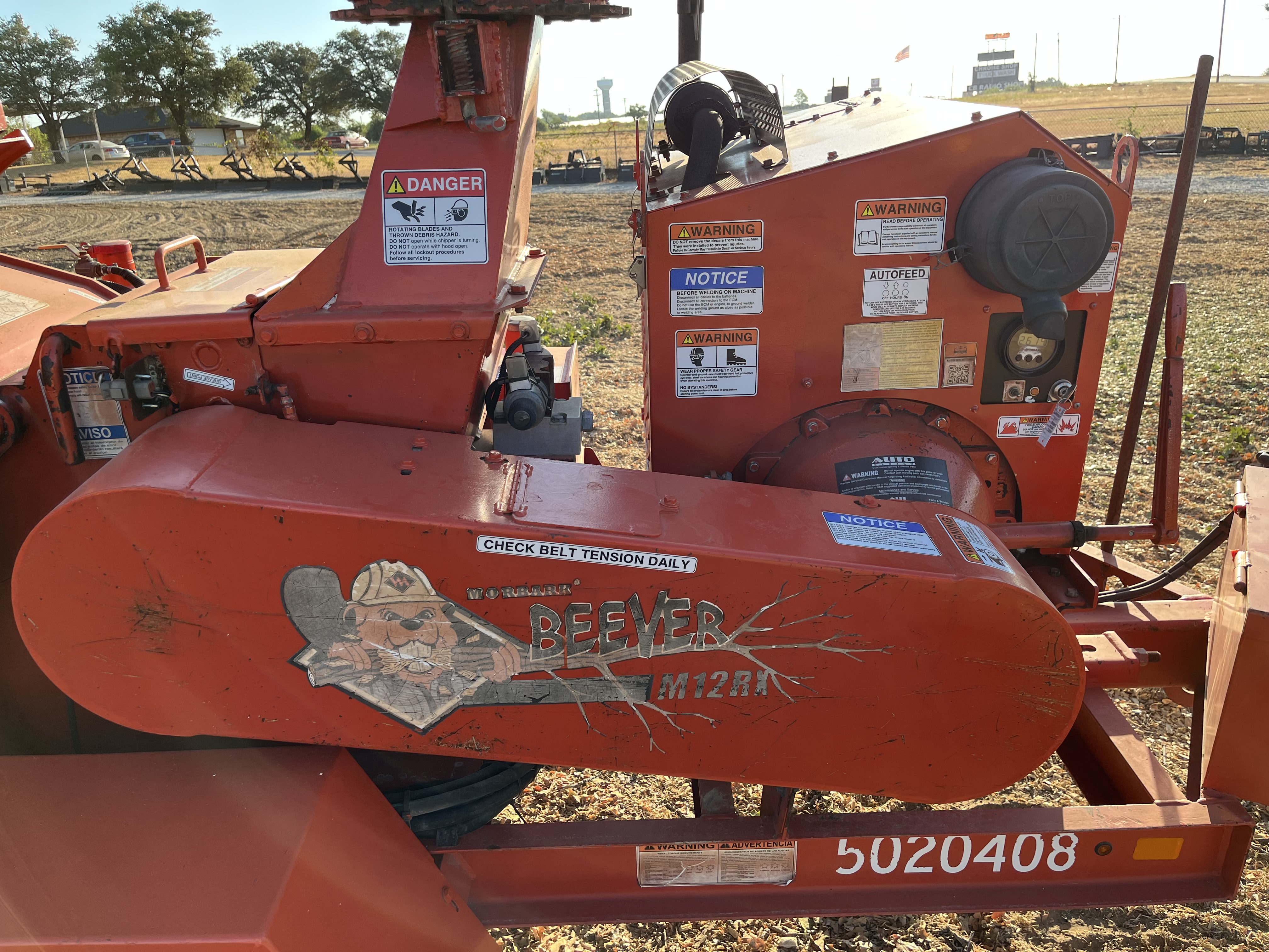 2017 MORBARK M12RX CHIPPER CONSTRUCTION