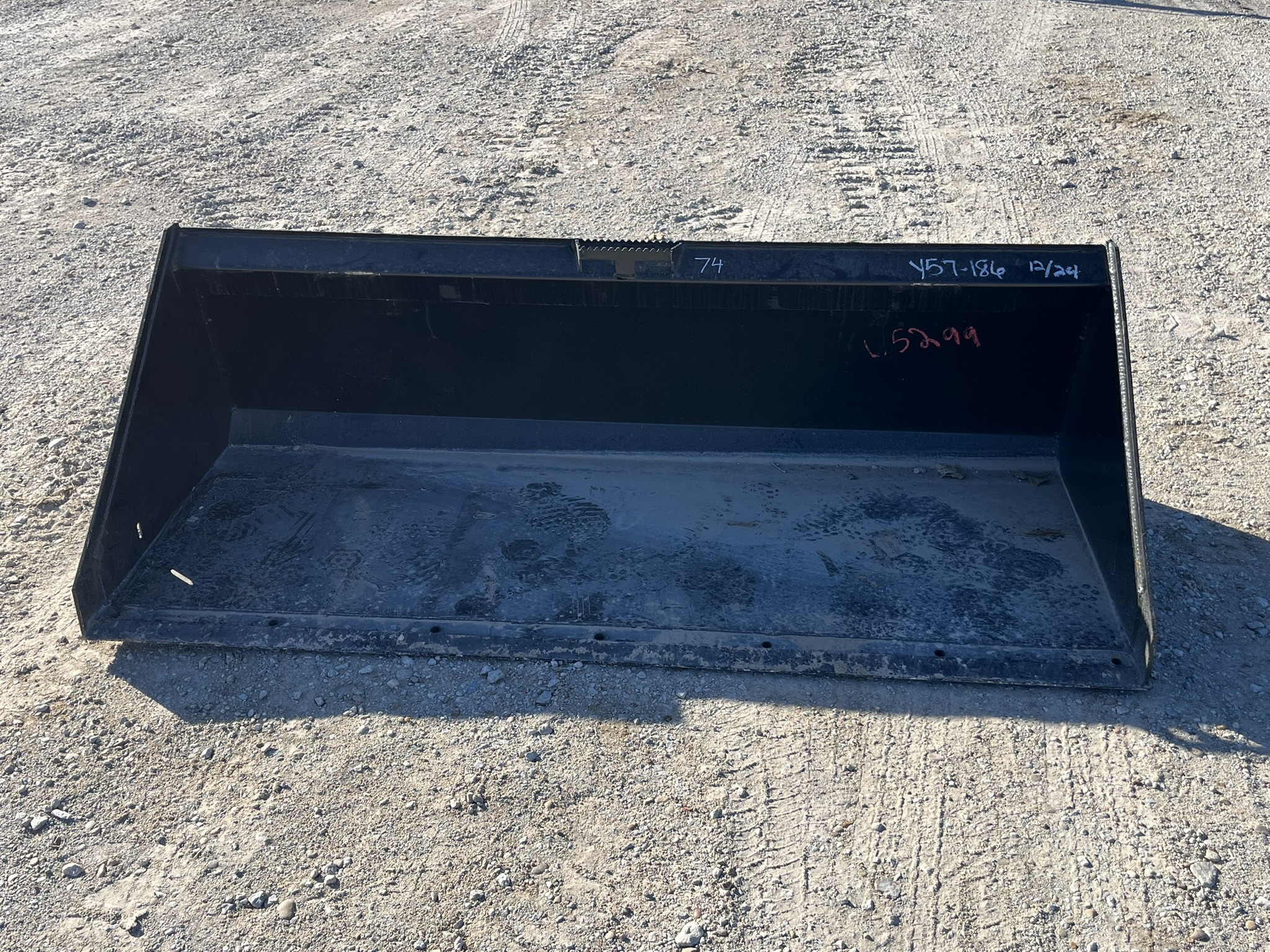2026 MID-STATE 74" LOW PROFILE SKID STEER BUCKET ATTACHMENTS